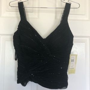 Noticeably Elegant bustier style sleeveless top